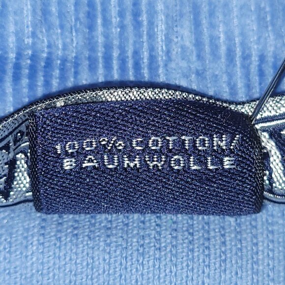 Lands' End Childs Corduroy Trucker Jacket Kids Size S(4) Blue Button-Front - Picture 10 of 11